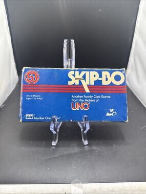 Vintage Skip-Bo UNO Card Game International Games Complete 1982